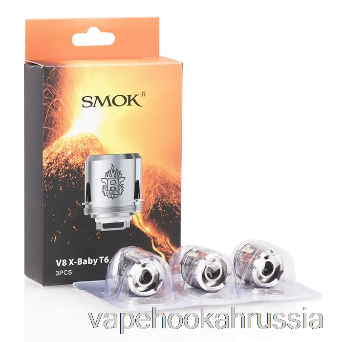 Vape Russia Smok Tfv8 X-baby сменные катушки 0,2 Ом V8 X-baby T6 Core